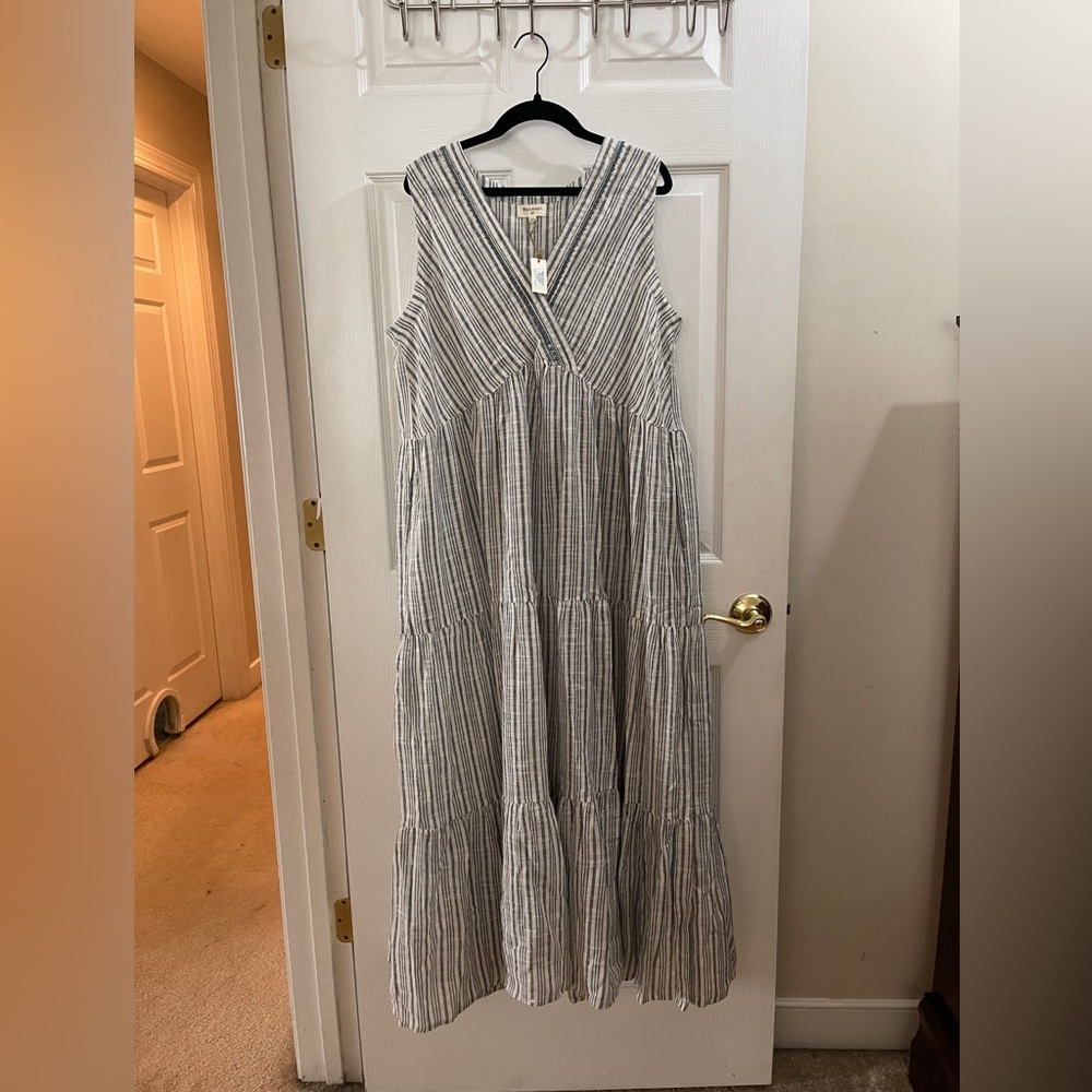 Linen, sleeveless Maxi Dress from World Market